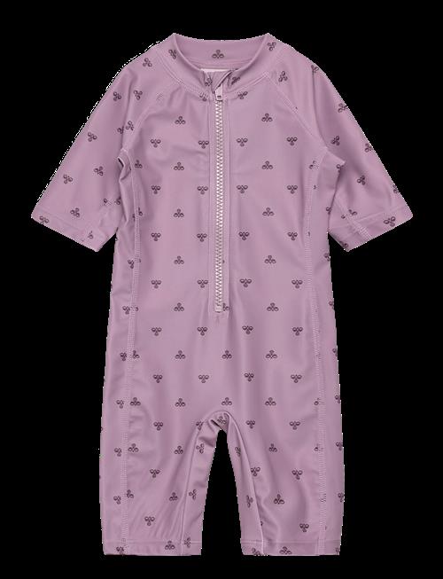 Hummel | Hmlmini Bee Aop Swimsuit 3/4 Sl | 104