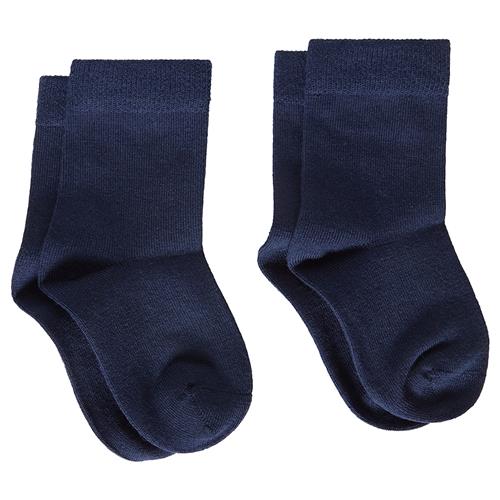 Kuling Wengen Wool Socks 2-p Navy Navy-25-27 EU Uld Marineblå  25-27 EU  Drenge, Piger