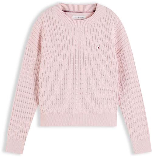 Tommy Hilfiger Striktrøje Whimsy Pink  Whimsy Pink 4 Y  Lyserød  4 år  Piger