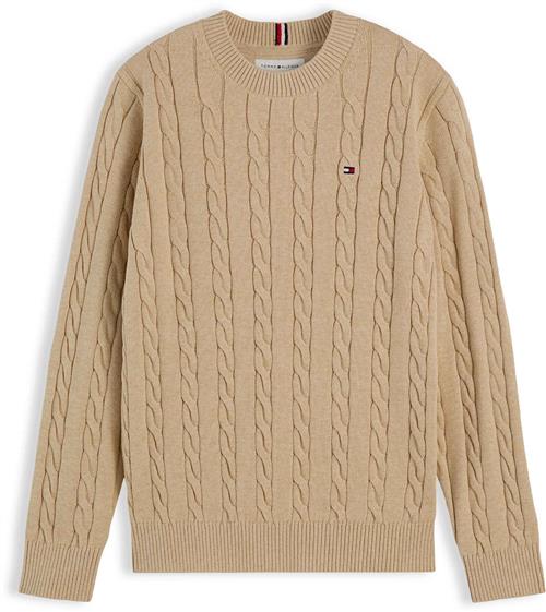 Tommy Hilfiger Kabelstrik Gentle Gold Htr  Gentle Gold Htr 7 Y  Beige  7 år  Drenge, Piger