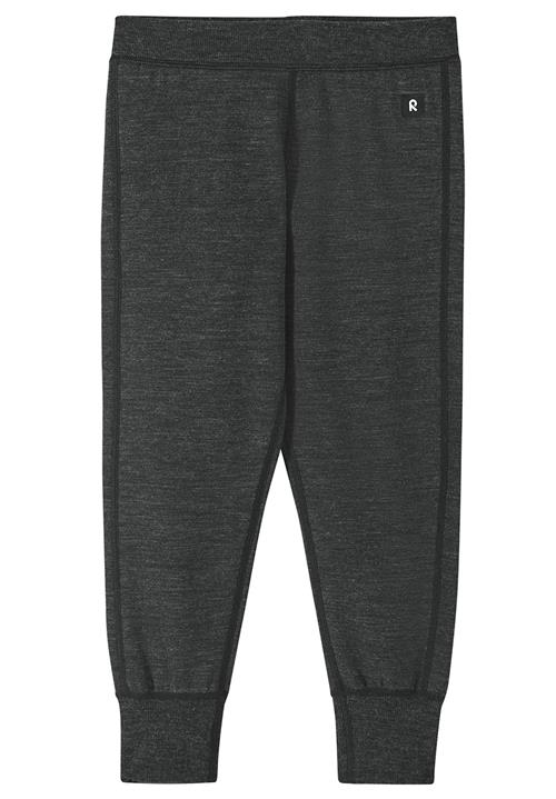 Reima Misam Uldbukser Black Melange  Black Melange 140 cm  Grå  140 cm  Drenge, Piger