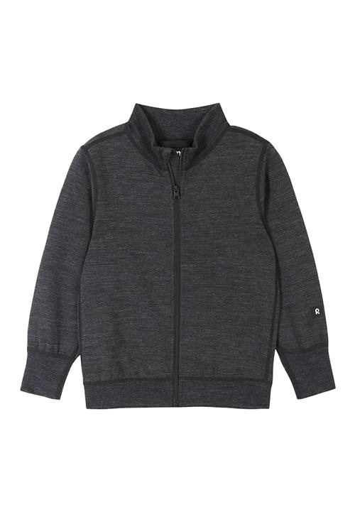 Reima Mahin Uldtrøje Black Melange  Black Melange 98 cm  Grå  98 cm  Drenge, Piger