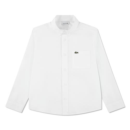 Lacoste Vævet Top Blanc  Blanc 98 cm  Hvid  98 cm  Drenge