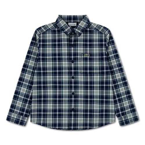Lacoste Ternet Skjorte Marine  Marine 110 cm  Blå  110 cm  Drenge