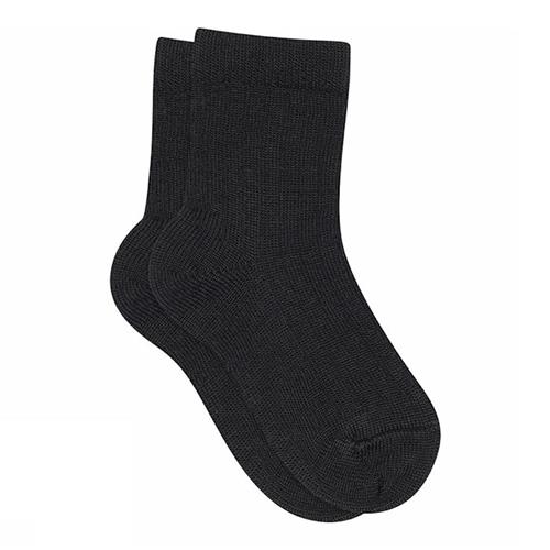 MP Denmark Wool Rib Socks Black Black 29-32 EU  Sort  29-32 EU  Drenge, Piger