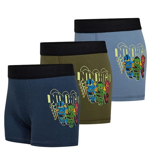 LEGOÂ® Ninjago Boxershorts - 3-pak - LWAkio 708 - Blå/Grå
