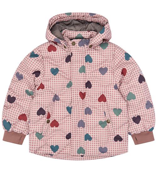 Mikk-Line Dynejakke - Quiltet - Heart Aop