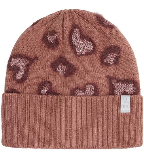 Minymo Hue - Viskose - Strik - Huckleberry m. Glimmerhjerter