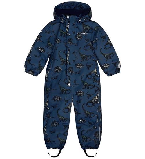 Minymo Flyverdragt - Dark Denim m. Dinoer