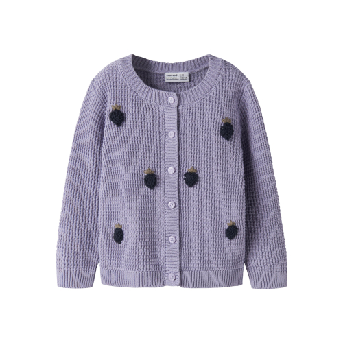 NAME IT Strik Cardigan Osie Heirloom Lilac