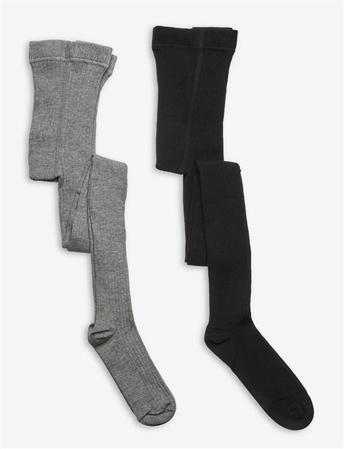 Minymo | Stocking - Solid Rib 2-Pack | 68-74