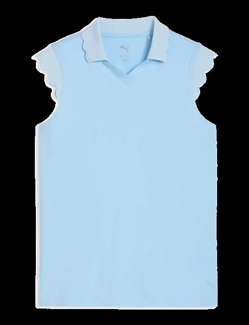 PUMA Golf | Girls Cloudspun Scallop Sleeve Polo | 164