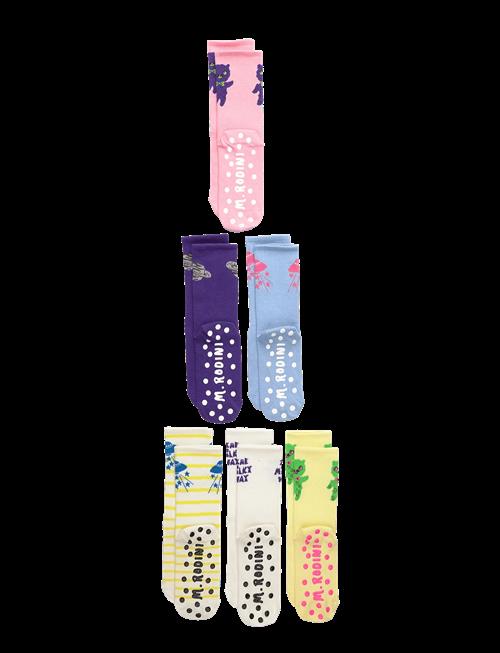 Mini Rodini | Alien 6-Pack Anti-Slip Socks | 32/35