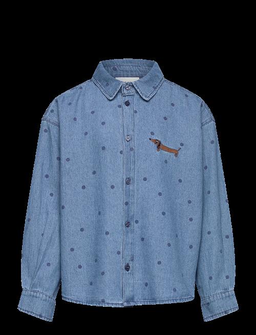 Mini Rodini | Lw Denim Dots Aop Ls Shirt | 116/122