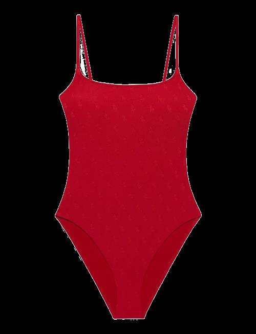 Polo By Ralph Lauren Swimwear | Prl Logo Jacquard Kennedy Swimsuit | S