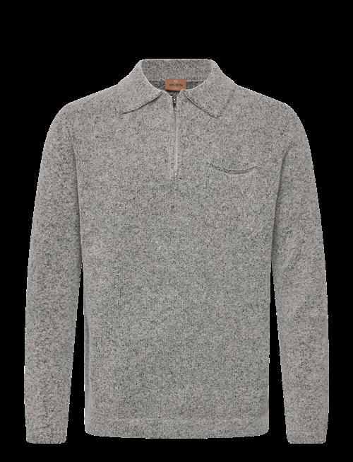 Mos Mosh Gallery | Mmgryan Soft Zip Polo Pullover | L