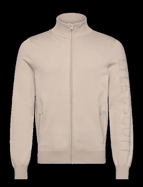 Lyle & Scott | Mesh Logo Knitted Track Jacket | XXL