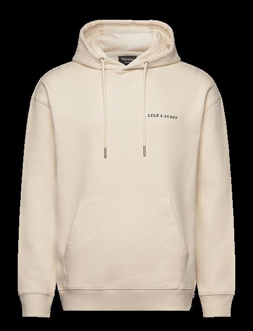 Lyle & Scott | Script Brushback Pullover Hoodie | L