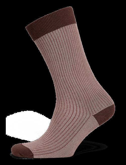 Copenhagen Studios | Cph Socks 8 Cotton Blend Brown | 35-38