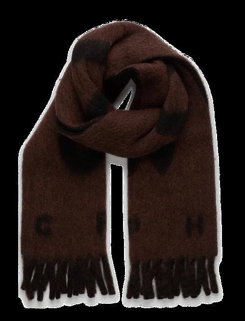 Copenhagen Studios | Cph Shawl 13 Wool Mix Dark Brown/Blue | ONE SIZE