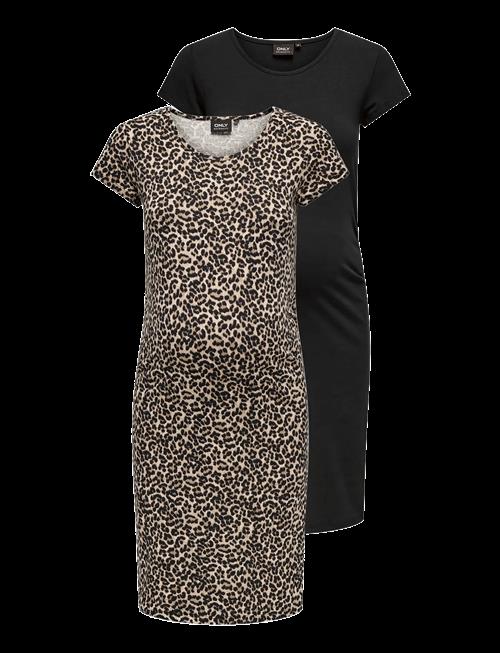 Only Maternity | Olmlovely Life S/S Dress 2-Pck Noos | XS
