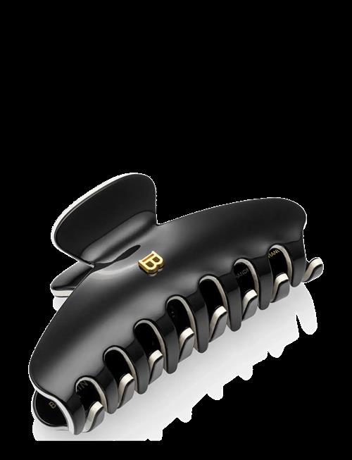 Balmain Hair Couture | Cellulose Acetate Pince A Cheveux Medium Black/White | ONE SIZE