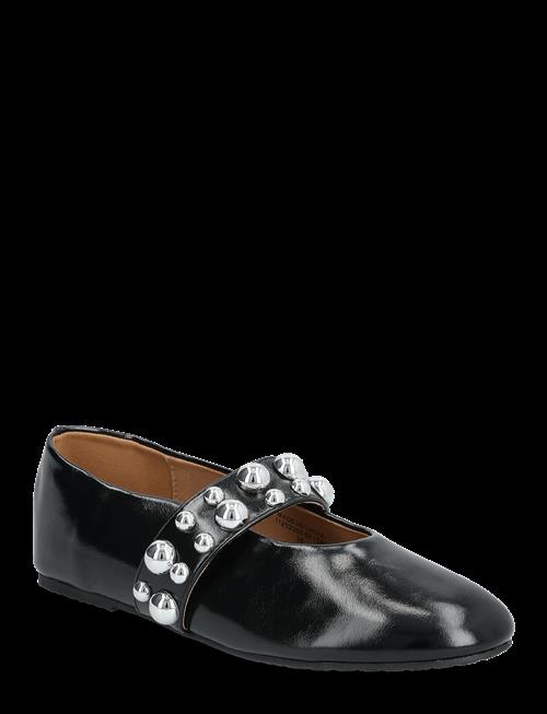 Bianco | Bialuna Studded Ballet Flat Faux Leather | 39