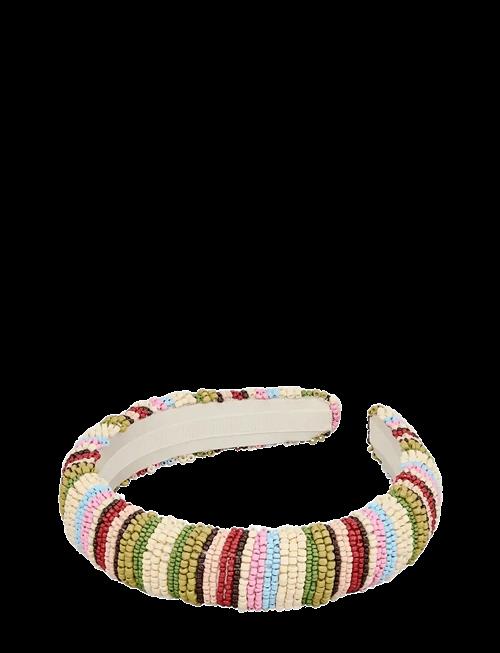 Becksöndergaard | Stripes Midi Beaded Hairbrace | ONE SIZE