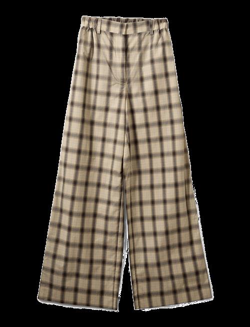 Sofie Schnoor | Reinesw Check Wide Leg Trousers | 40