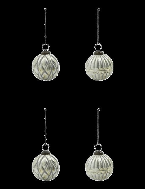 house doctor | Ornaments, Hdrhomb, Antique Silver | 7.5X7.5X1CM
