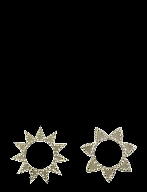 house doctor | Napkin Rings, Hdring, Antique Champagne Silver Finish | 8.5X8.5X1CM