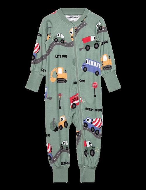 Geggamoja | Bamboo Two Way Zip Pyjamas | 74/80