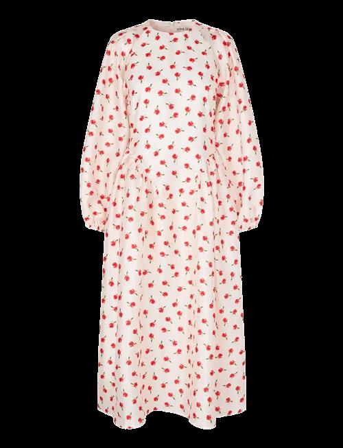 STINE GOYA | Flat Textured Poly, Long Sleeve Voluminous Dress | M