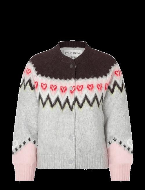 STINE GOYA | 2422 Brushed Jacquard, Raglan Bombe | XS