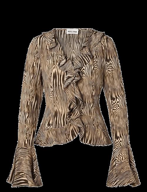 Se Malina | Suzie Sheer Frill Blouse | 34 hos Booztlet