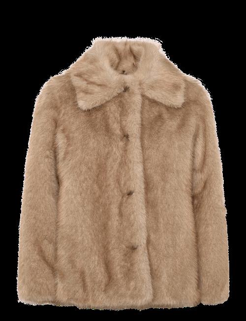 Mango | Faux-Fur Coat With Buttons | M