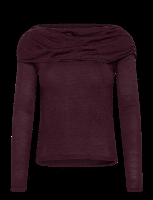 Mango | Fitted Sweater With Draped Neckline | M