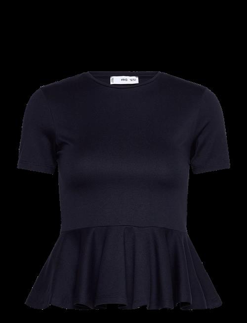 Mango | Short-Sleeved Peplum T-Shirt | S