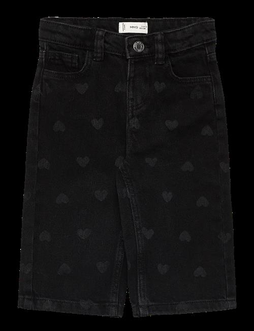 Mango | Straight-Leg Jeans With Hearts | 3-4