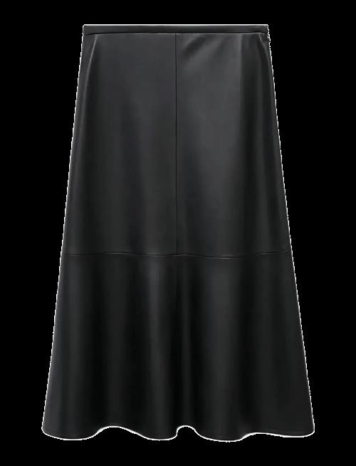 Mango | Faux-Leather Midi-Skirt | 40