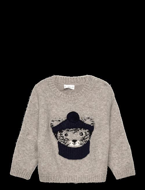 Mango | Knitted Sweater With Bear Detail | 2-3