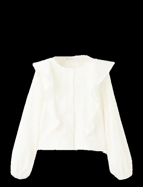 Mango | Ruffled Lurex Blouse | 134