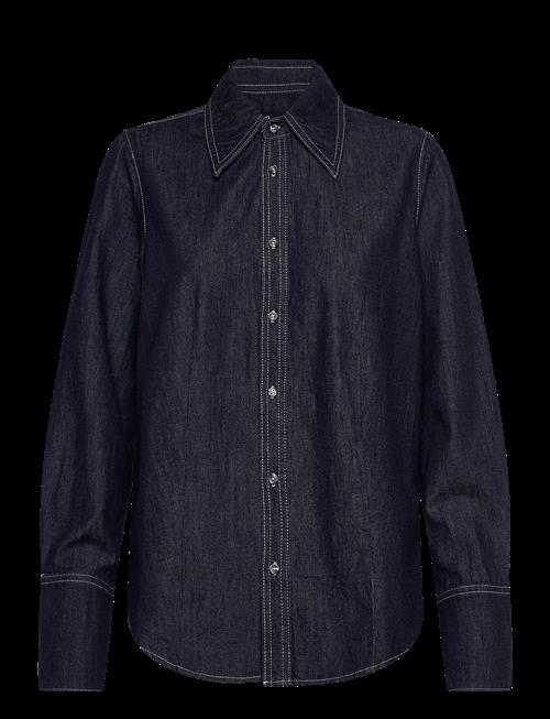 Mango | Denim Shirt With Seams | XS
