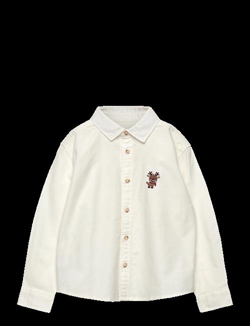Mango | Shirt With Reindeer Embroidery | 128