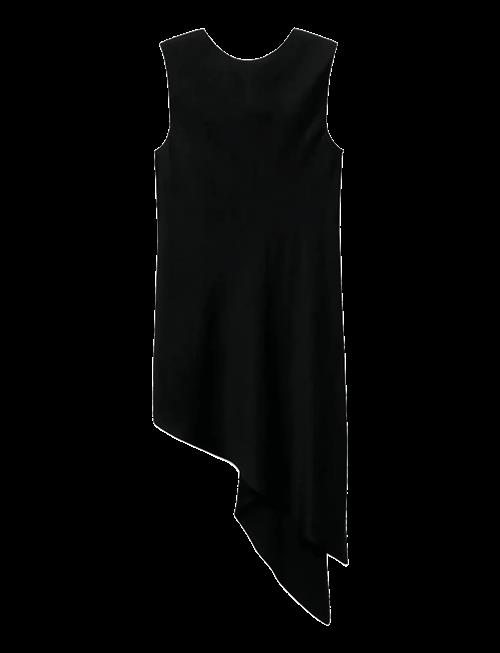 Mango | Asymmetrical Satin Top | L