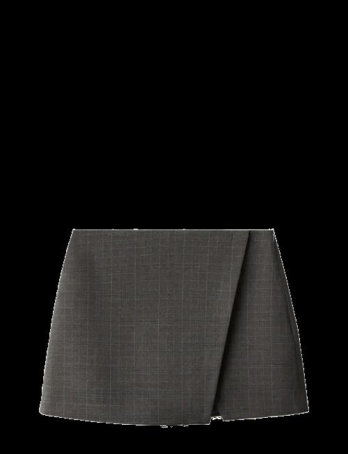 Mango | Check Wrap Skirt | 38