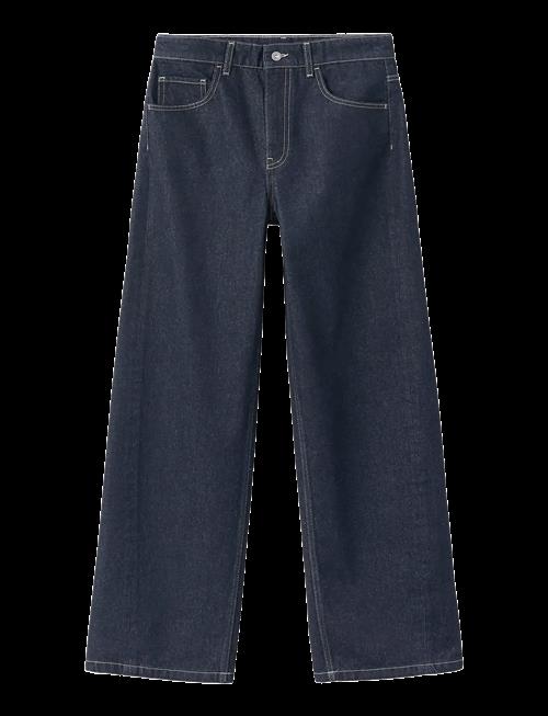 Mango | Mid-Rise Rinse-Wash Barrel Jeans | 38