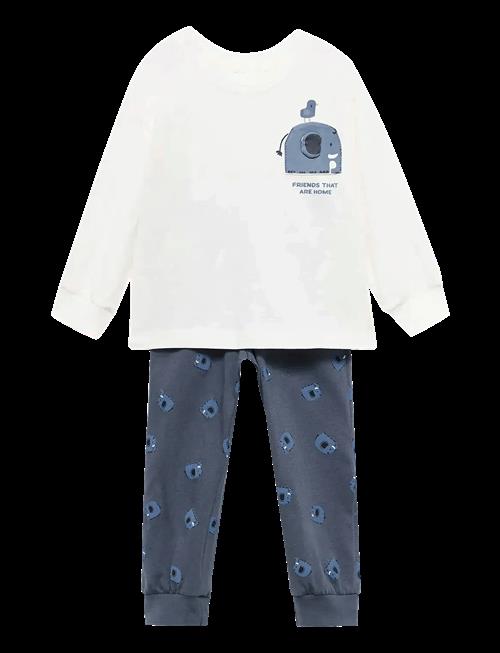 Mango | Long Animal-Print Pyjamas | 12-18M