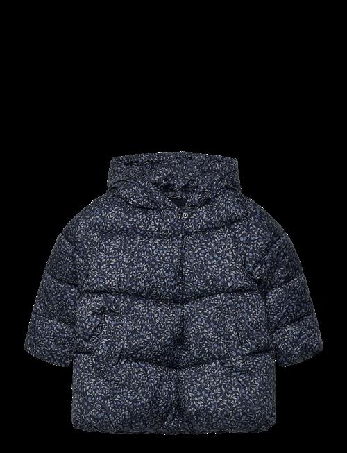 Mango | Long Padded Floral Anorak | 2-3