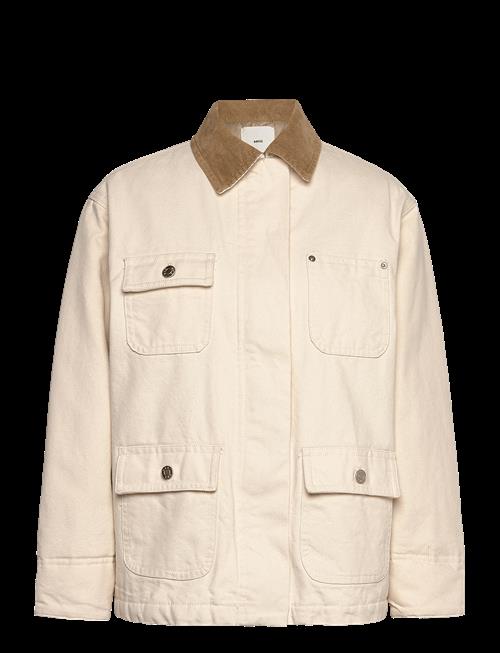 Mango | Denim Parka With Corduroy Collar | L